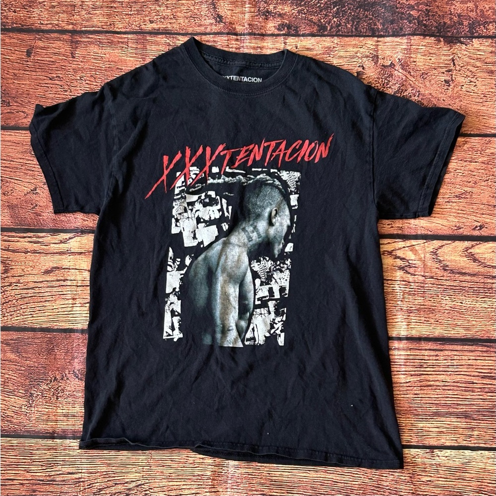 XXXtentacion "xXx" Promo‎ Rap Graphic T Shirt Men's Size Medium Boxy Black
